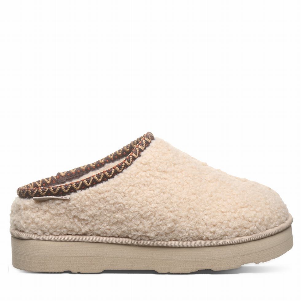 Bearpaw Snuggle Martis Women Slippers Beige | UGZ2265UQ