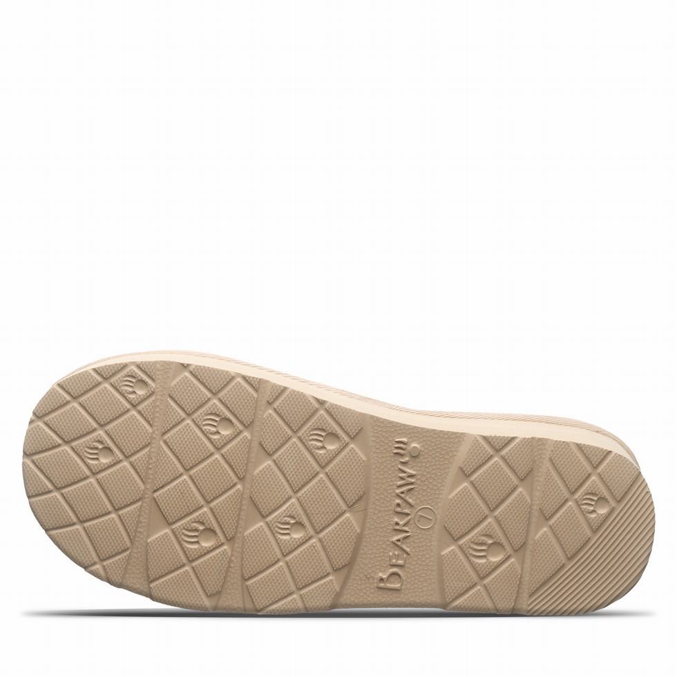 Bearpaw Snuggle Martis Women Slippers Beige | UGZ2265UQ