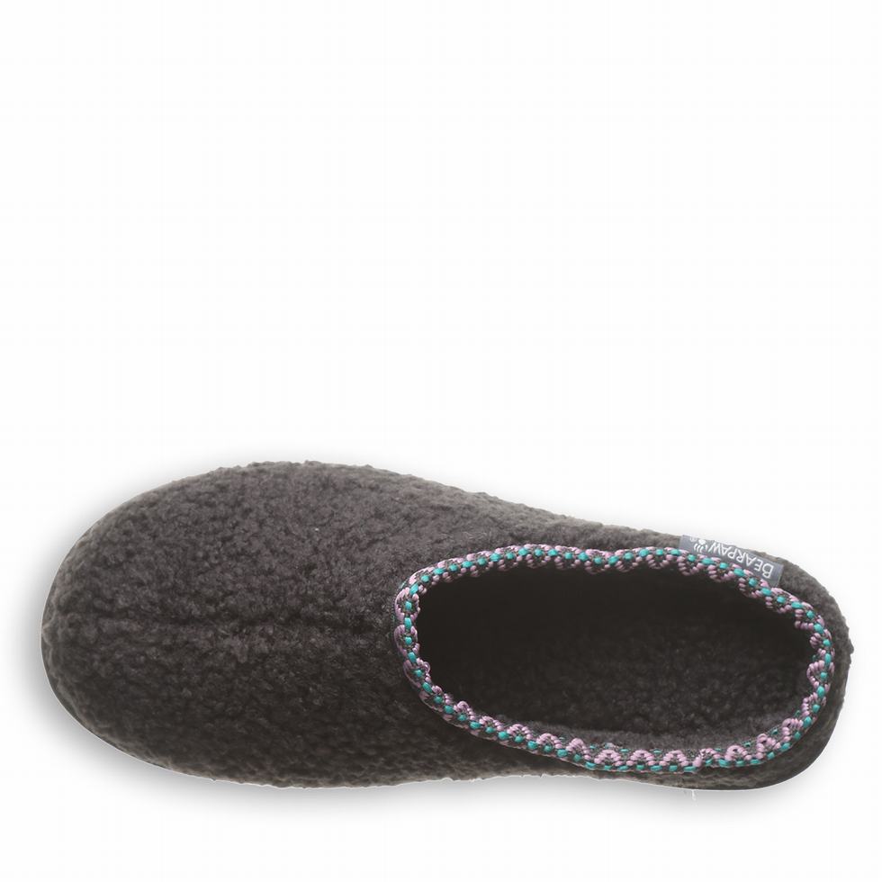 Bearpaw Snuggle Martis Women Slippers Black | SWN57100TQ