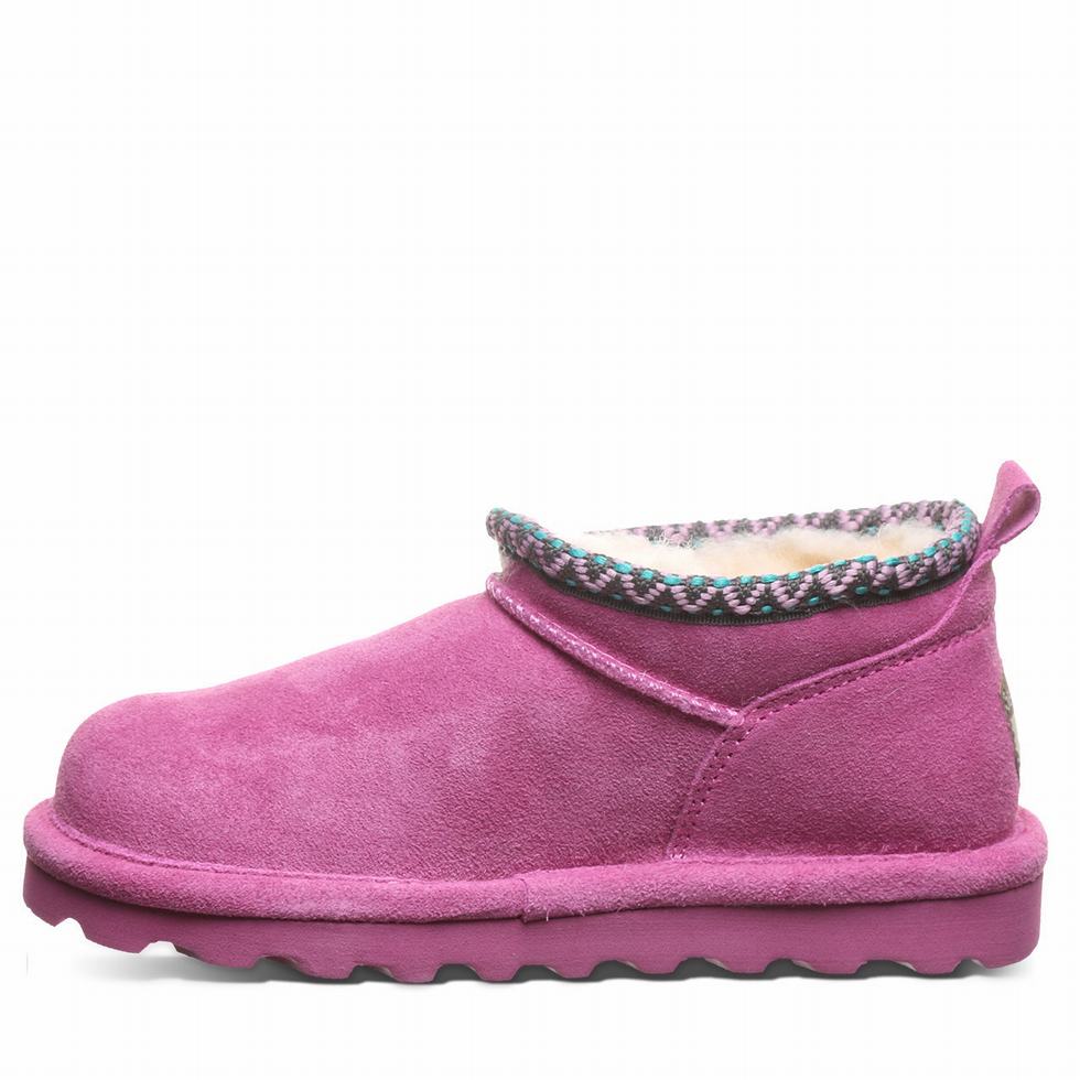 Bearpaw Super Shorty Deco Youth Kids' Boots Purple | GVU6086AD