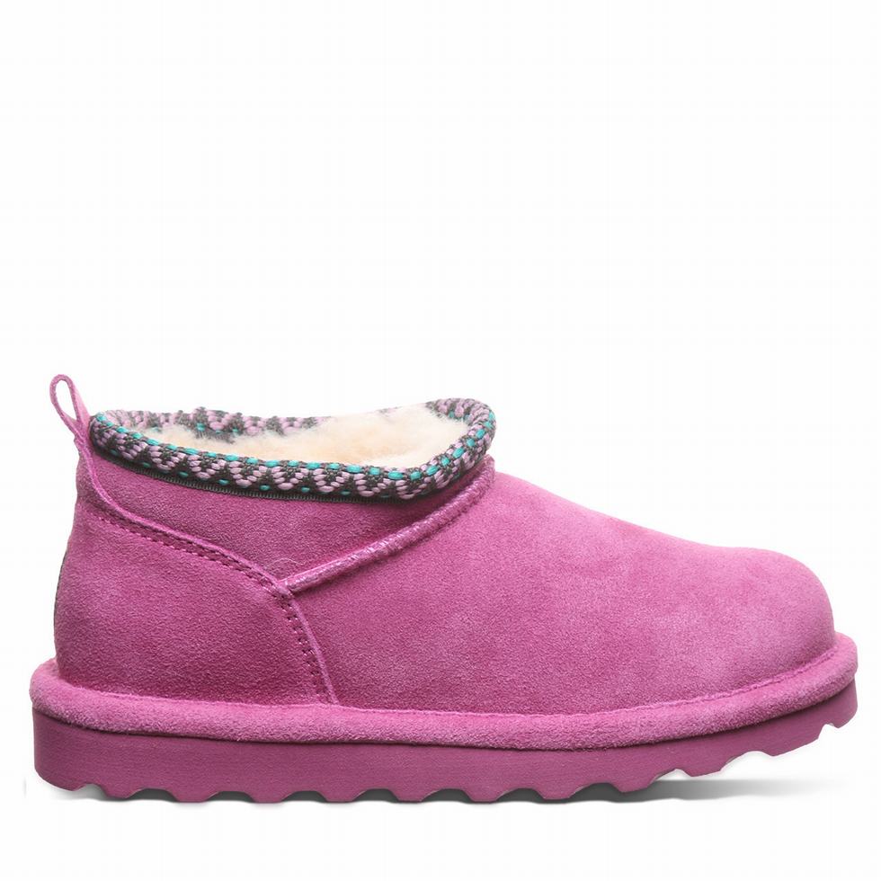 Bearpaw Super Shorty Deco Youth Kids' Boots Purple | GVU6086AD