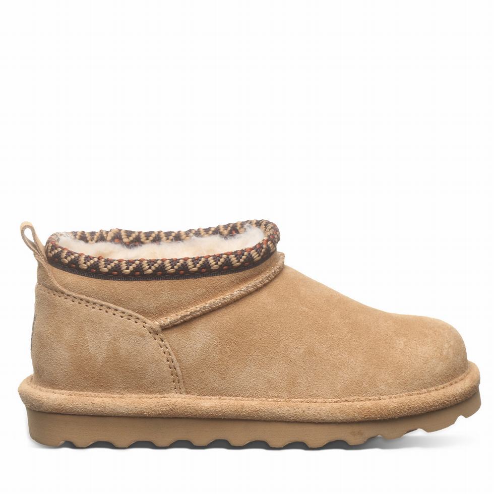 Bearpaw Super Shorty Deco Youth Kids' Boots Brown | WWK4151NQ