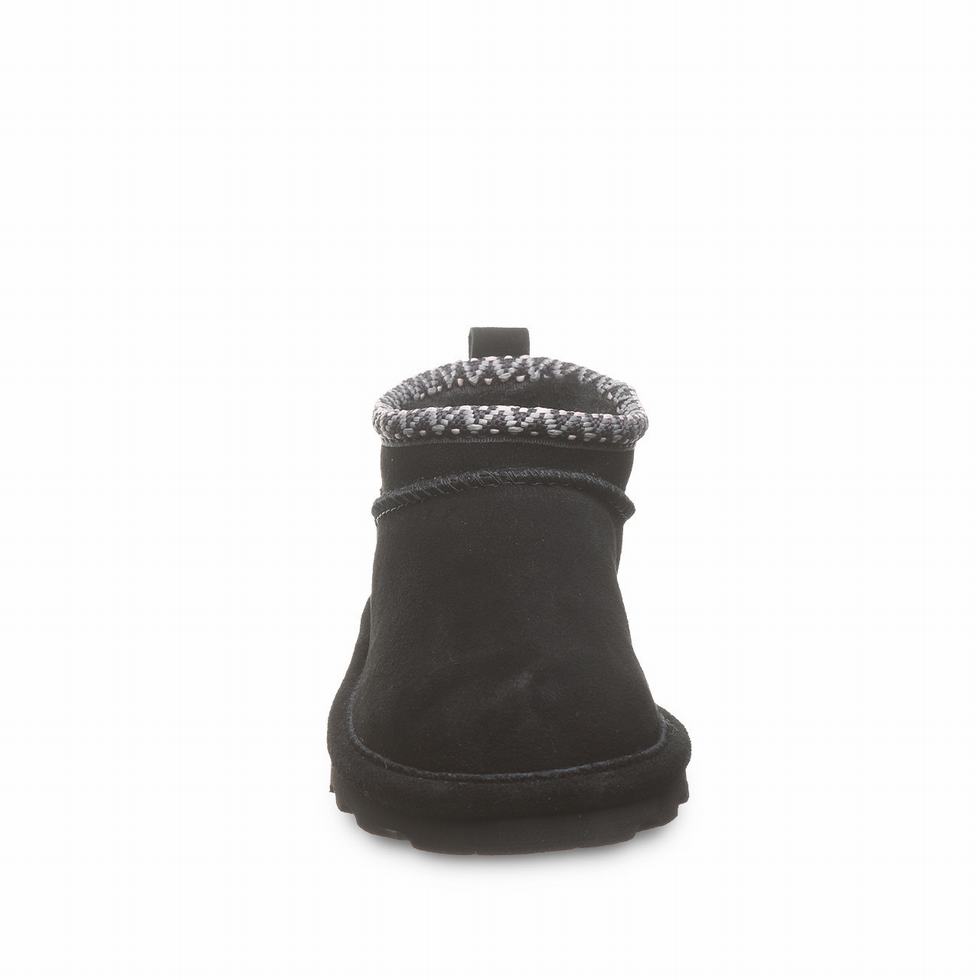 Bearpaw Super Shorty Deco Youth Kids' Boots Black | AJD6262YQ