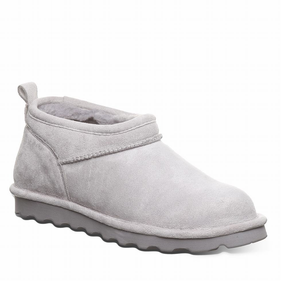 Bearpaw Super Shorty Vegan Women Boots Grey | UQX9250NU