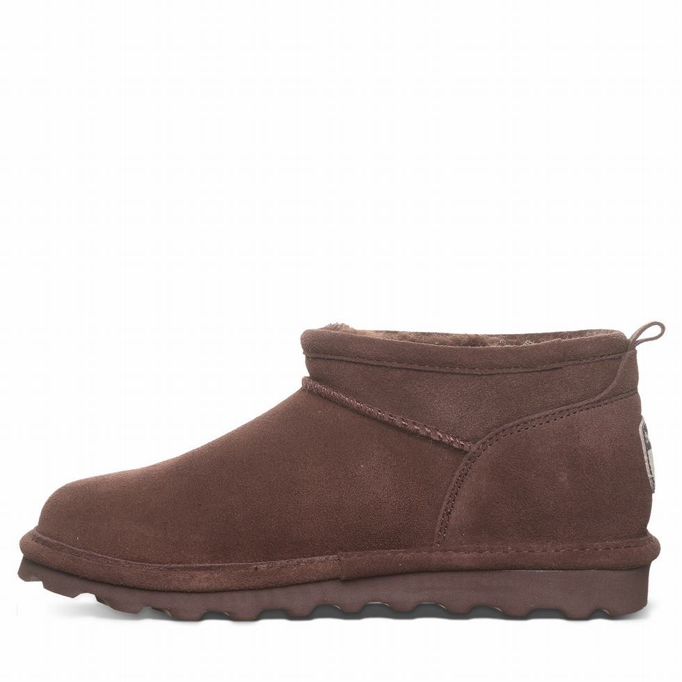 Bearpaw Super Shorty Wide Women Boots Brown | RWS667QA