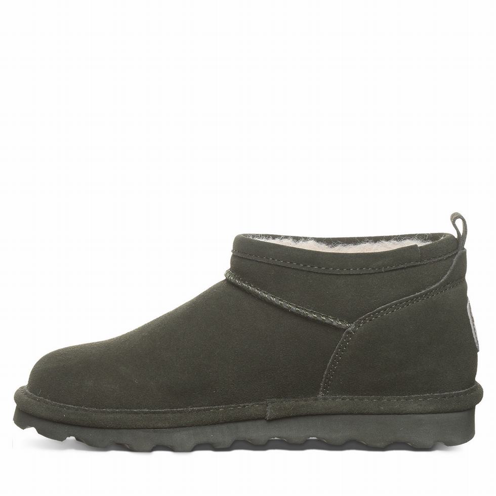 Bearpaw Super Shorty Wide Women Boots Green | NOV10100XV