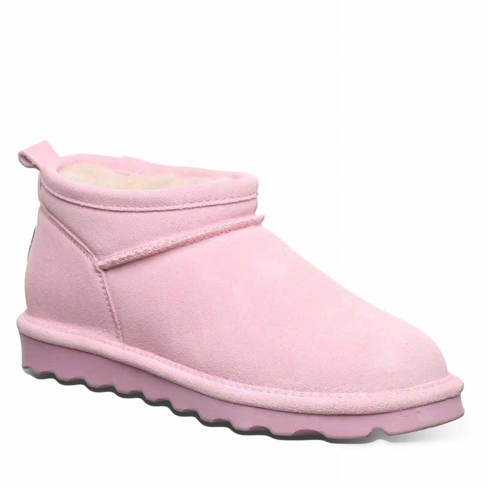 Bearpaw Super Shorty Wide Women Boots Pink | SRF2890GN