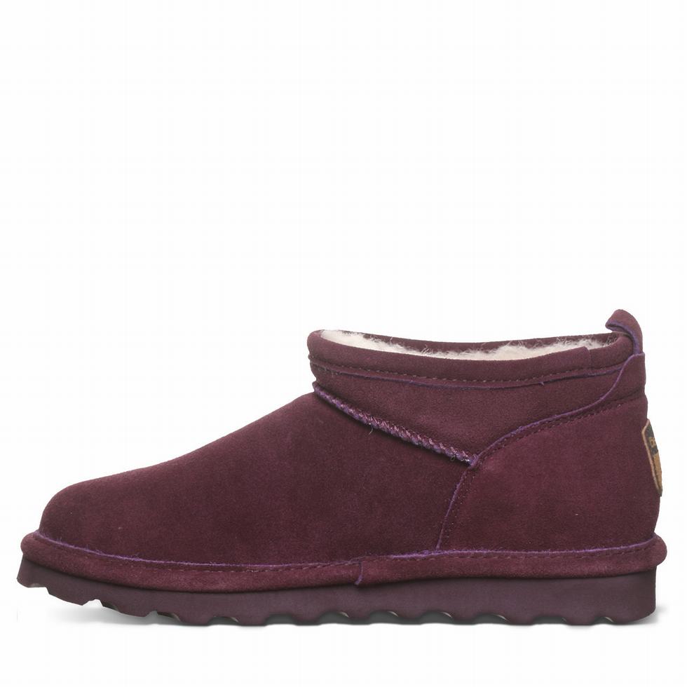 Bearpaw Super Shorty Wide Women Boots Purple | GNK9079HS