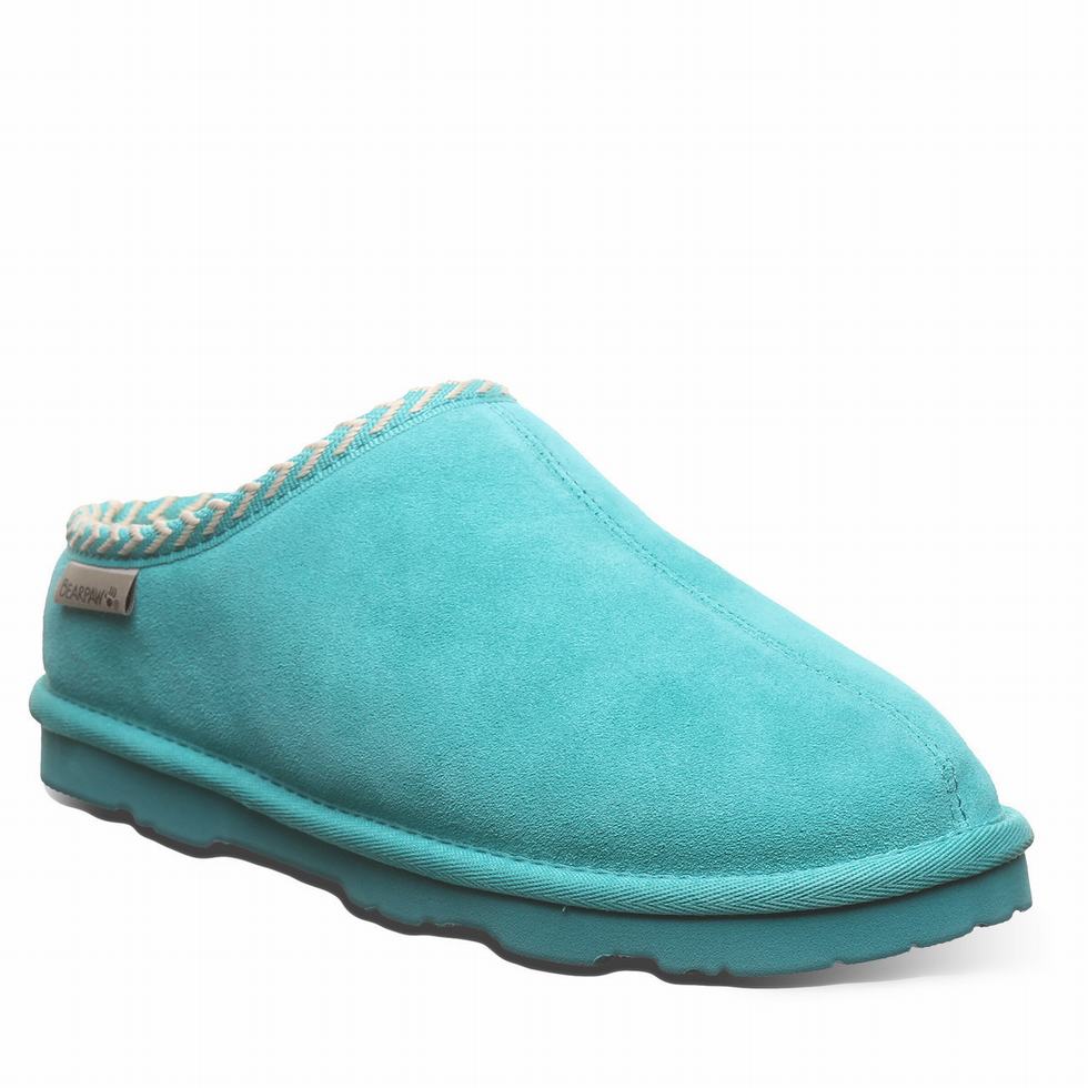 Bearpaw Tabitha Women Slippers Blue | CGF88100CN