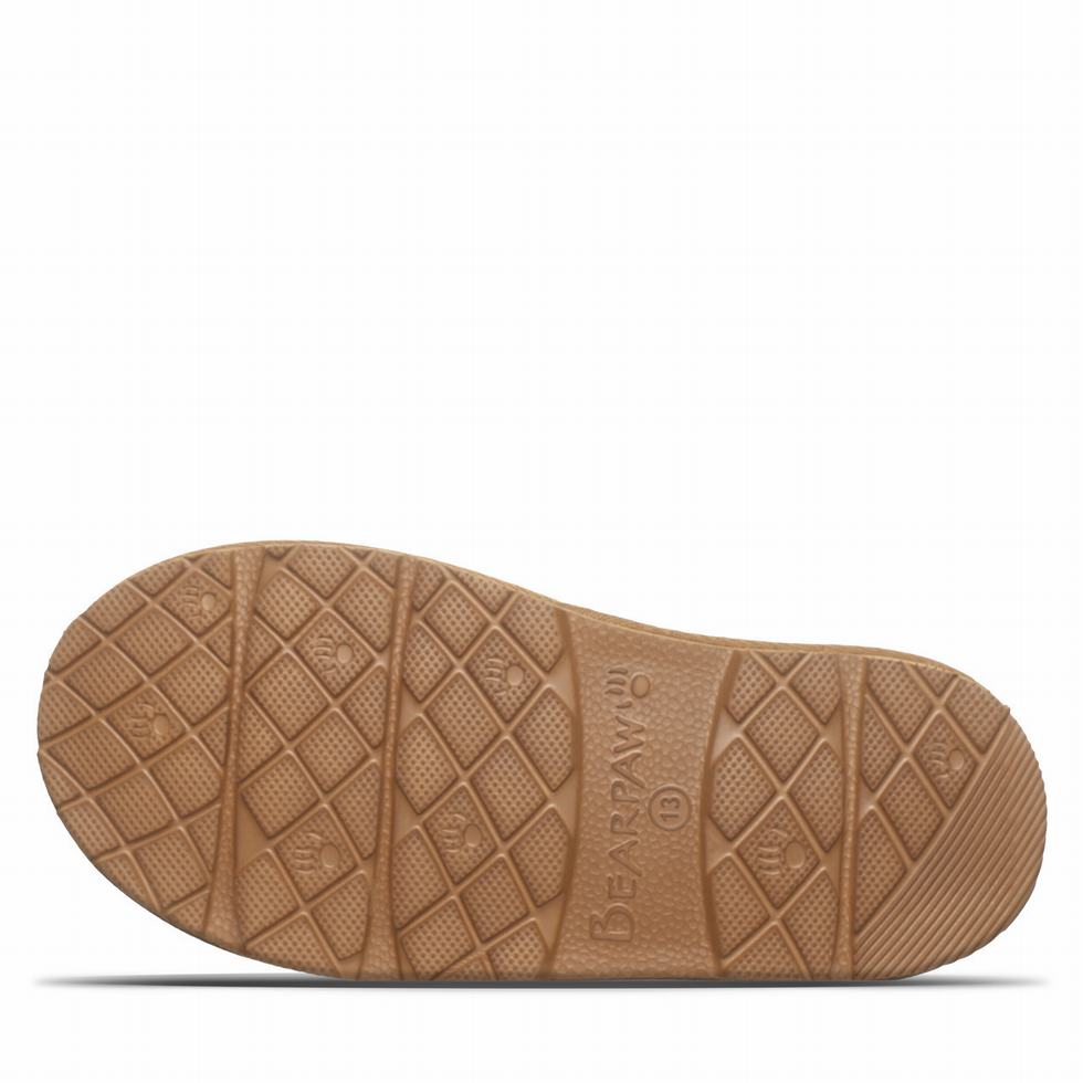 Bearpaw Tabitha Youth Kids' Slippers Brown | HPP9441FP