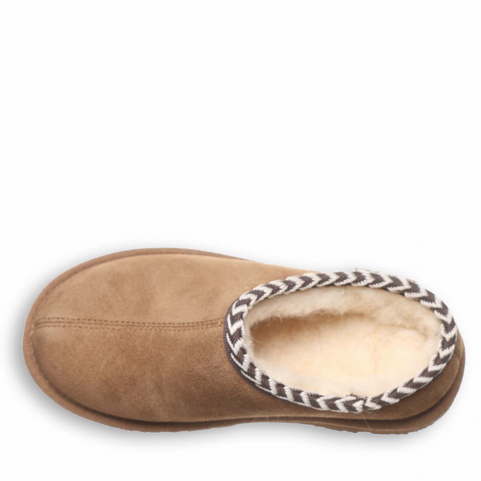 Bearpaw Tabitha Youth Kids' Slippers Brown | SHE5565VF