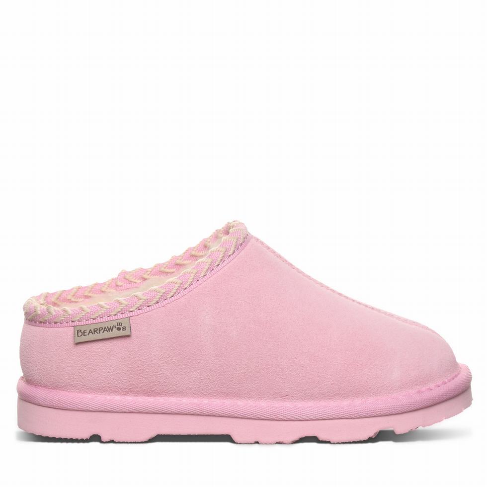 Bearpaw Tabitha Youth Kids' Slippers Pink | IAL8473UH