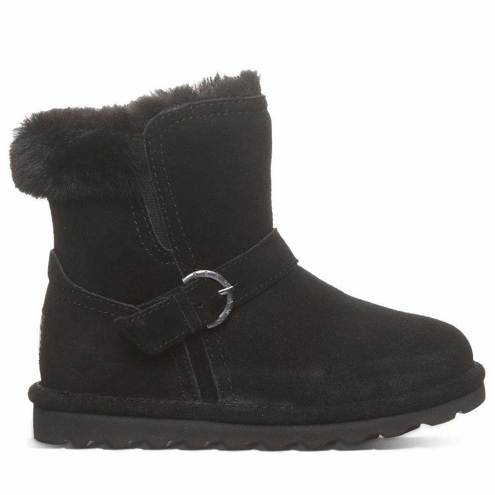 Bearpaw Tallula Youth Kids' Boots Black | SWM778HL