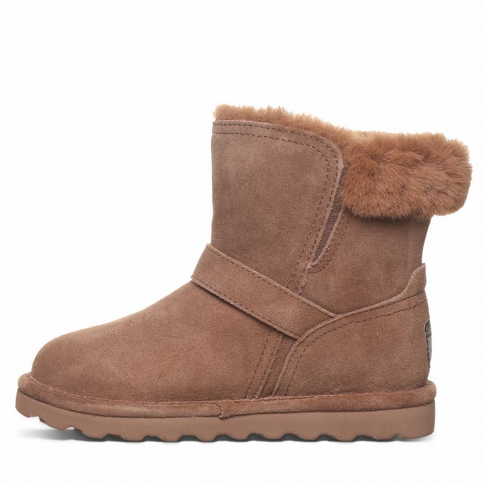 Bearpaw Tallula Youth Kids' Boots Brown | OUW7669GA