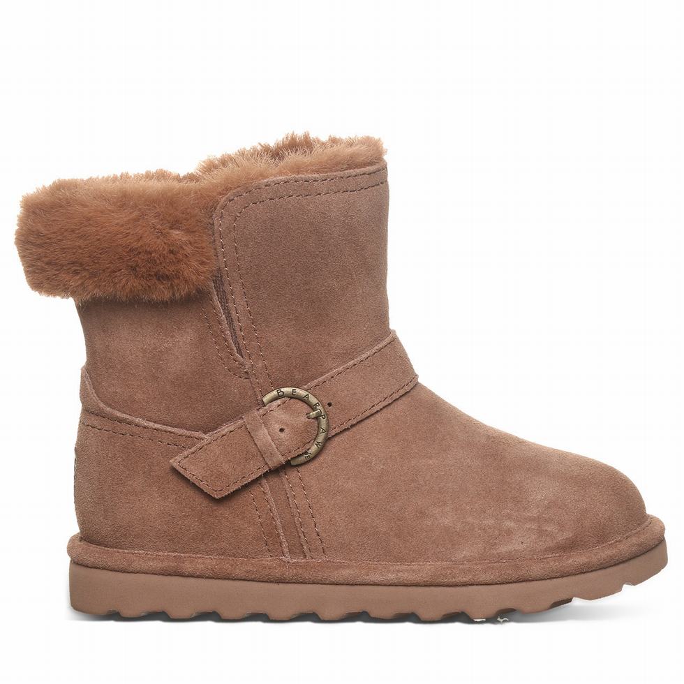 Bearpaw Tallula Youth Kids' Boots Brown | OUW7669GA