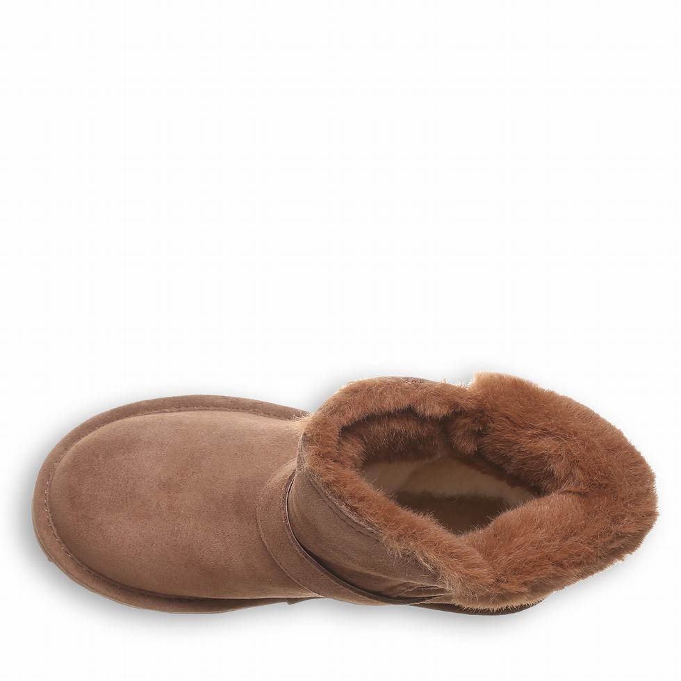 Bearpaw Tallula Youth Kids' Boots Brown | OUW7669GA