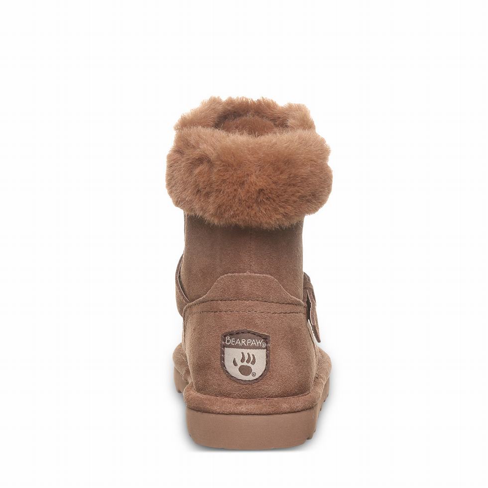 Bearpaw Tallula Youth Kids' Boots Brown | OUW7669GA