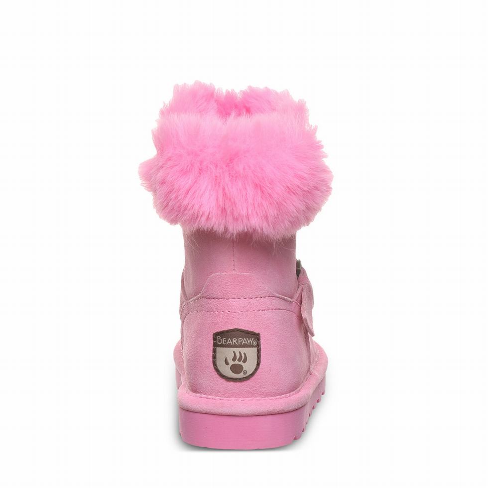 Bearpaw Tallula Youth Kids' Boots Pink | TJB7952JH