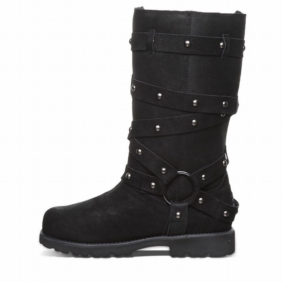 Bearpaw Theo Women Boots Black | RUL783SB