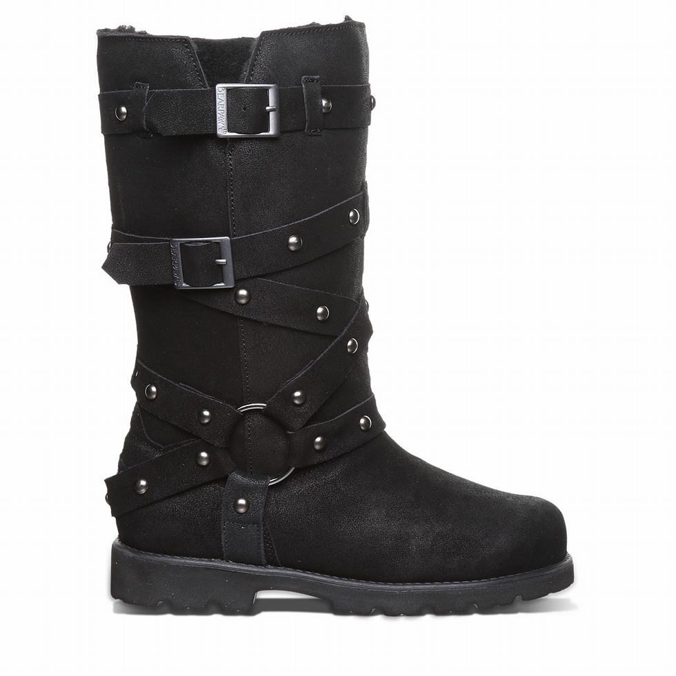 Bearpaw Theo Women Boots Black | RUL783SB