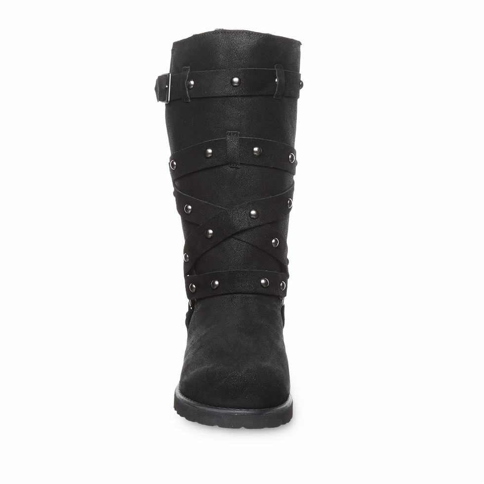 Bearpaw Theo Women Boots Black | RUL783SB