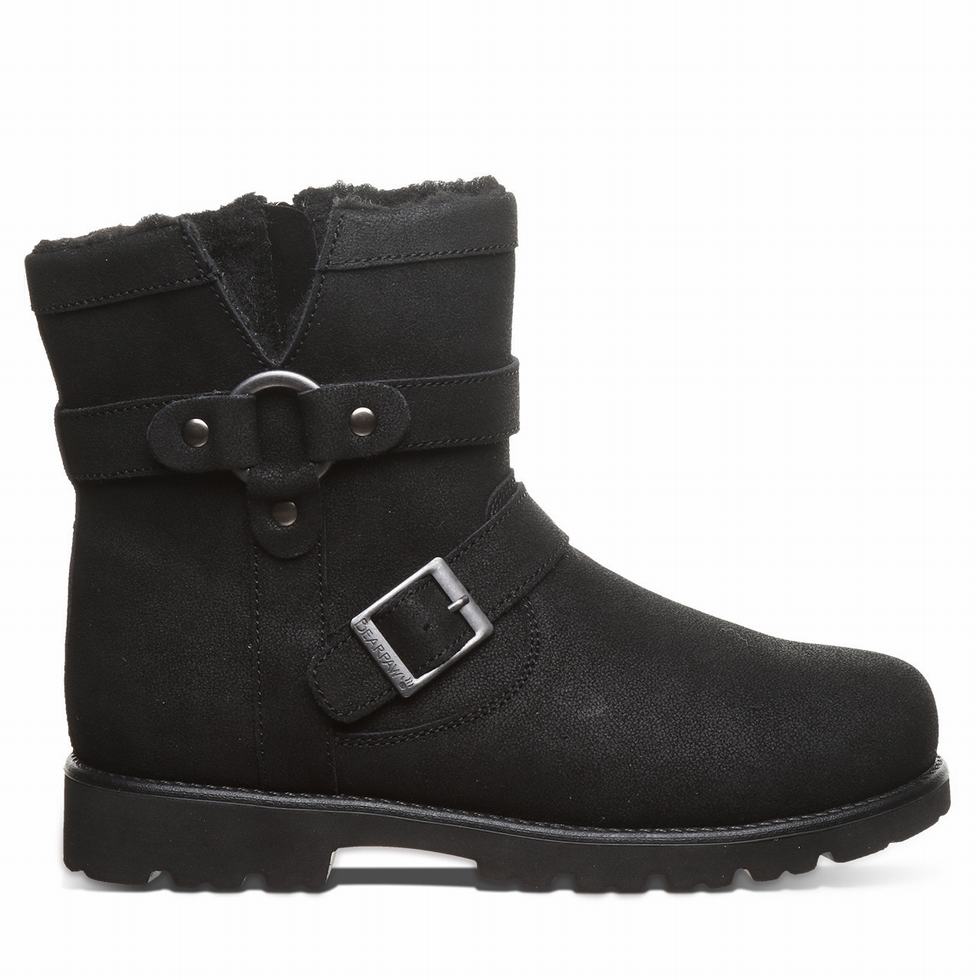 Bearpaw Theodora Women Boots Black | ZWR621PQ