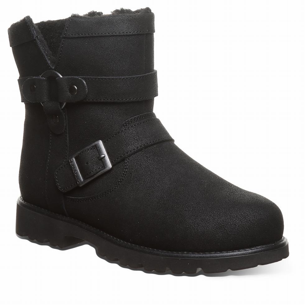 Bearpaw Theodora Women Boots Black | ZWR621PQ