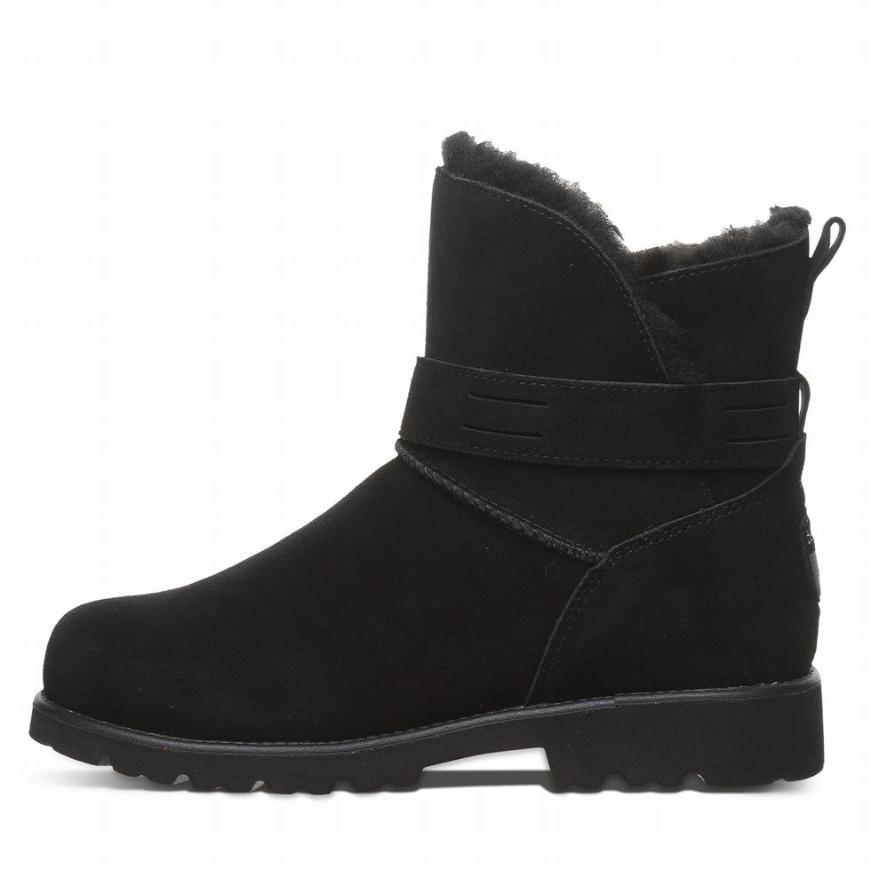 Bearpaw Wellston Women Boots Black | FLI5710YB