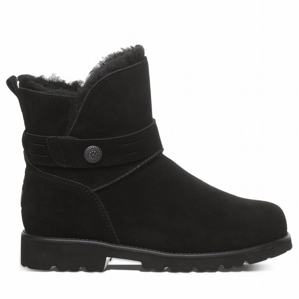 Bearpaw Wellston Women Boots Black | FLI5710YB