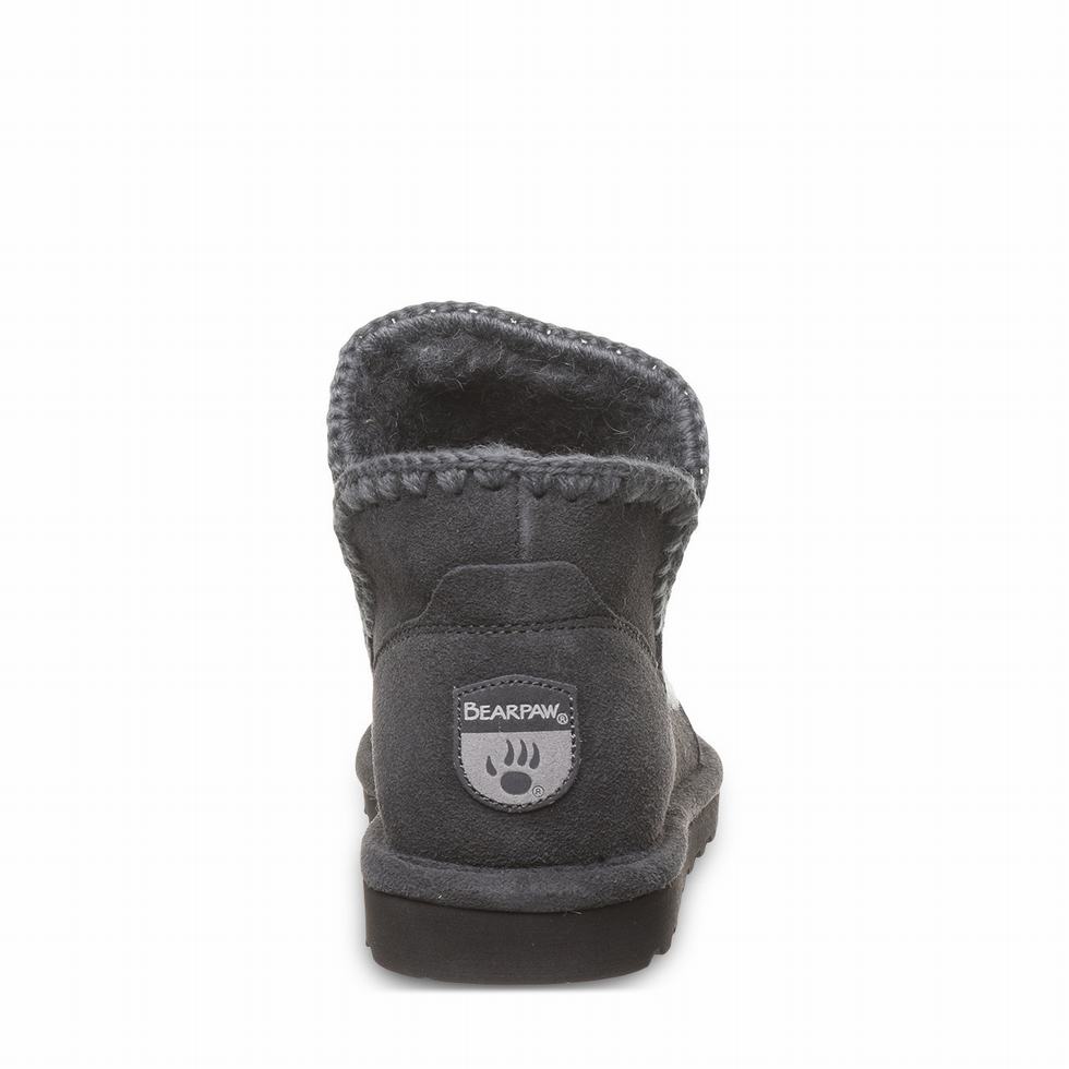 Bearpaw Winter Women Snow Boots Grey | CMT7096YS