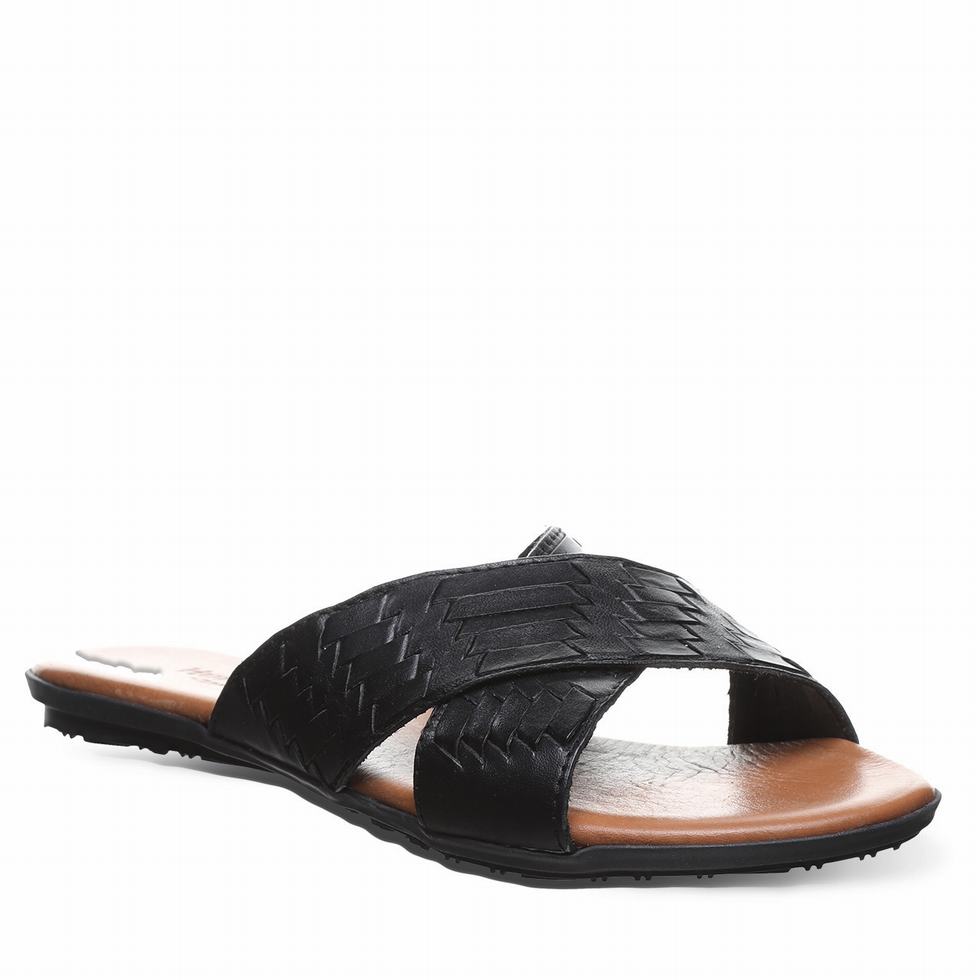 Bearpaw Ximena Women Sandals Black | NYJ6411ZC