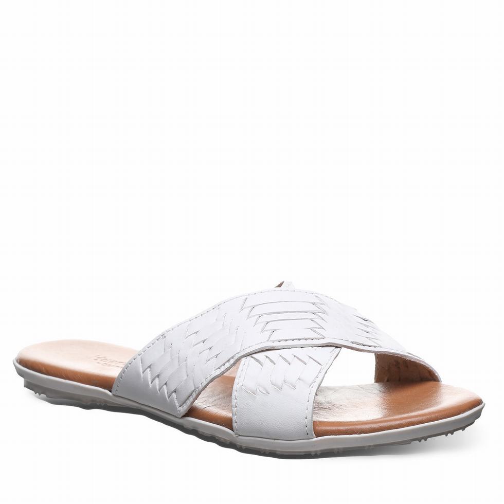 Bearpaw Ximena Women Sandals White | RUV112AX