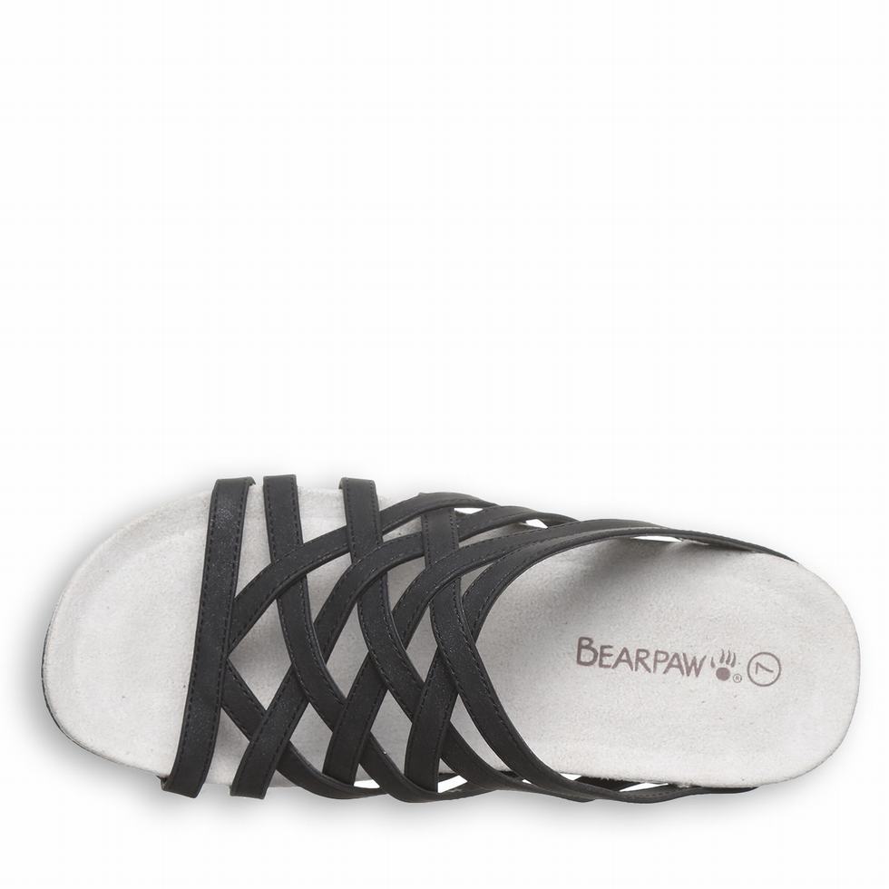 Bearpaw Zinnia Women Sandals Black | AUU8054UG